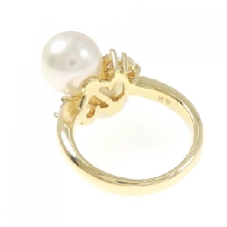 Nhẫn ngọc trai Akoya K18YG - Hàng hiệu Authentic 855001