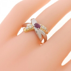 Nhẫn Ruby PT900/K18YG 0.37CT - Hàng hiệu Chính hãng 847418