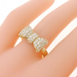 Nhẫn kim cương pavé hình ruy băng K18YG 0.50CT - Hàng hiệu chính hãng 847716
