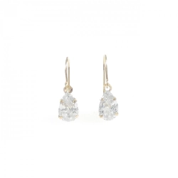 K10YG Bông tai Cubic - Hàng hiệu Chính hãng