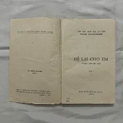 ĐỂ LẠI CHO EM - (Tập 1) - Viliam Alecxanđrốp 992531