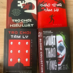 Bộ gồm 4 cuốn thao túng tâm lý