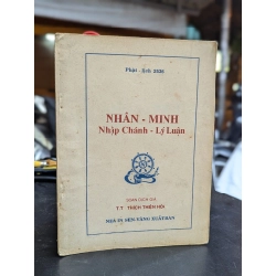 Nhân minh nhập chánh lý luận - Thích Thiện Hoà 359048