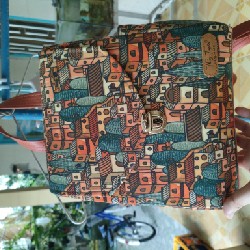 Balo handmade vải canvas Thủy Tuyên mới 100%. Mua cho bé đi học, mà bé không thích nên chưa dùng đến 11120