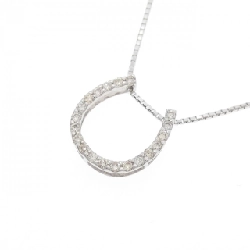 K18WG Nhẫn ngựa kim cương dây chuyền 0.30CT - Hàng hiệu Authentic 861507