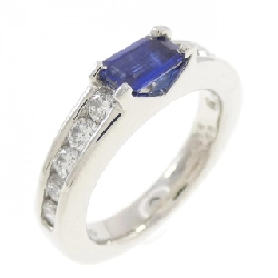 Nhẫn Sapphire PT900 0.58CT - Hàng hiệu Chính hãng