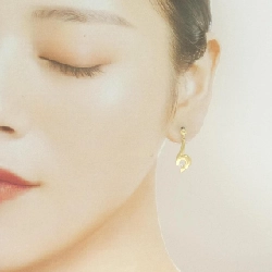 K18YG Bông tai kim cương 0.17CT - Hàng hiệu Chính hãng 870139