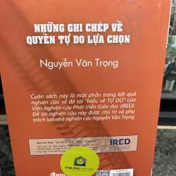 Những ghi chép về quyền tự do lựa chọn Nguyễn Văn Trọng 751958