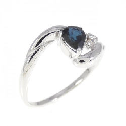 Nhẫn Sapphire K18WG 0.30CT - Hàng hiệu Chính hãng