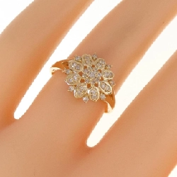 Nhẫn kim cương K18YG 0.20CT 673331