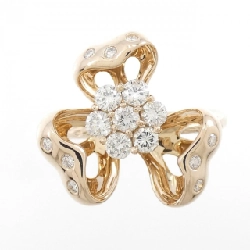 Nhẫn kim cương hoa K18PG 0.58CT 670422