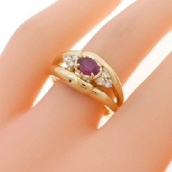 Nhẫn Ruby K18YG 0.46CT - Hàng hiệu Chính hãng 849694