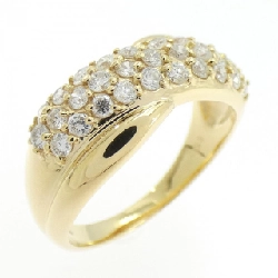 Nhẫn kim cương Pavé K18YG 0.33CT