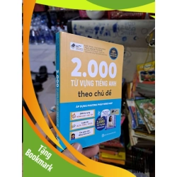 (TẶNG BOOKMARK) 2000 từ vựng tiếng Anh theo chủ đề - Huyền Windy HỌC NGOẠI NGỮ - RBK0111