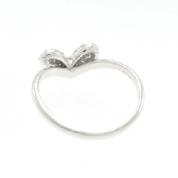 Nhẫn kim cương pavé hình trái tim K10WG 0.30CT - Hàng hiệu chính hãng 849056