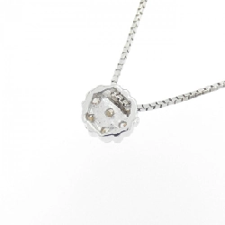 K18WG Hoa Hồng Kim Cương Dây Chuyền 0.22CT - Hàng hiệu Chính hãng 864203