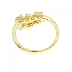 Nhẫn Sapphire Hoa K18YG 0.37CT 670604