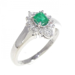 Nhẫn Emerald PT900 0.21CT