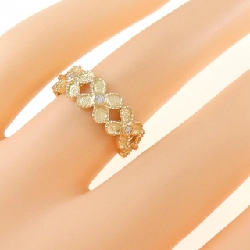 Nhẫn kim cương hoa K18YG 0.06CT 670139