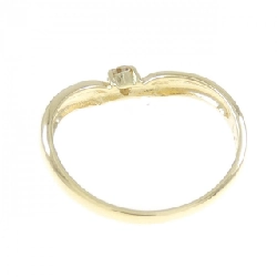 Nhẫn kim cương K18YG 0.11CT 673490