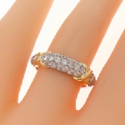 Nhẫn kim cương Pave PT900/K18YG 0.57CT - Hàng hiệu Chính hãng 853859