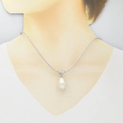 K18WG Ngọc trai trắng - Hàng hiệu Authentic 858038