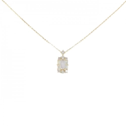 Dây chuyền kim cương K18YG 0.18CT - Hàng hiệu Chính hãng