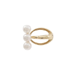 Trang sức Star Jewelry Bông tai ngọc trai nước ngọt một bên - Hàng hiệu Authentic