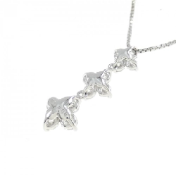 K18WG Hoa Kim Cương Dây Chuyền 0.50CT - Hàng hiệu Chính hãng 861856