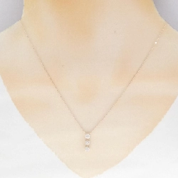 K14PG Dây chuyền kim cương ba viên 0.50CT - Hàng hiệu Chính hãng 861547