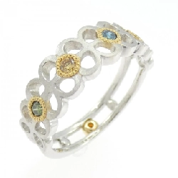 Nhẫn kim cương PT900/K18YG 0.19CT