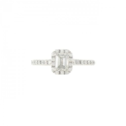 Nhẫn Tiffany Soleste cắt hình emerald 0.30CT - Hàng hiệu Authentic 839270