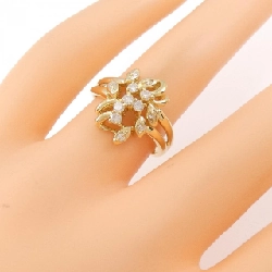 Nhẫn kim cương K18YG 0.24CT 671568