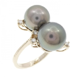 Nhẫn ngọc trai đen 750WG