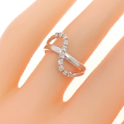 Nhẫn kim cương K18WG 0.14CT 670068