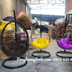 Ghế xích đu nhựa giả mây 789435