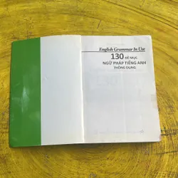 ENGLISH GRAMMAR IN USE - RAYMOND MURPHY- 130 ĐỀ MỤC NGỮ PHÁP TIẾNG ANH THÔNG DỤNG 736709