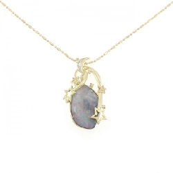 K18YG Sao × Mặt trăng Boulder Opal Dây chuyền 12.24CT - Hàng hiệu Chính hãng