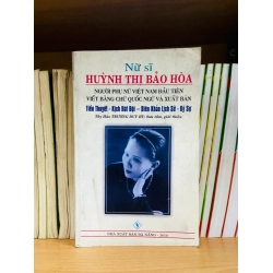 (Sách cũ SCGR) Nữ sĩ Huỳnh Thị Bảo Hòa - Lịch sử VAVOD1O3N5C1-3 Blogmeo090426