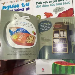Bộ sách lạ mà quen , quen mà lạ về con vật , đồ vật trái cây phương tiện xung quanh bé  1047536