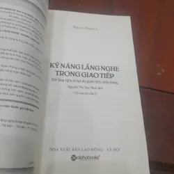 Hiraki Noriko - KỸ NĂNG LẮNG NGHE TRONG GIAO TIẾP 688323