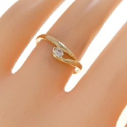 Nhẫn kim cương K18YG 0.11CT - Hàng hiệu Authentic 854134