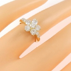 Nhẫn kim cương hoa K18YG 1.07CT - Hàng hiệu Authentic 855090