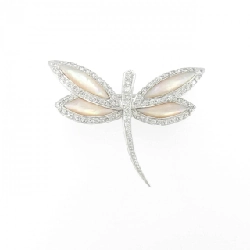 K18WG Mẹo trai Brooch - Hàng hiệu Chính hãng