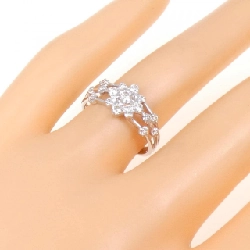 Nhẫn kim cương hoa K18WG 0.30CT - Hàng hiệu Authentic 855370