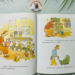 Set sách tranh tiếng Trung ít chữ cho bé 479451