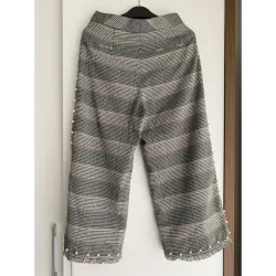 MỚI 99%***IVY MODA* QUẦN CULOTTE ỐNG RỘNG NGỌC TRAI KẺ CARO* SIZE M* TẶNG QUÀ 0Đ FREESHIP 588662