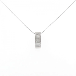 K18WG Pave Diamond Necklace 0.50CT - Hàng hiệu Authentic