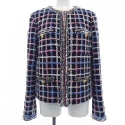 【Khuyến mãi】Áo khoác không cổ CHANEL