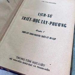 Lịch sử triết học Tây Phương - Lê Tôn Nghiêm 361022